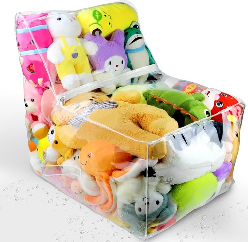 Clear stuffed animal bean - stuffed,
