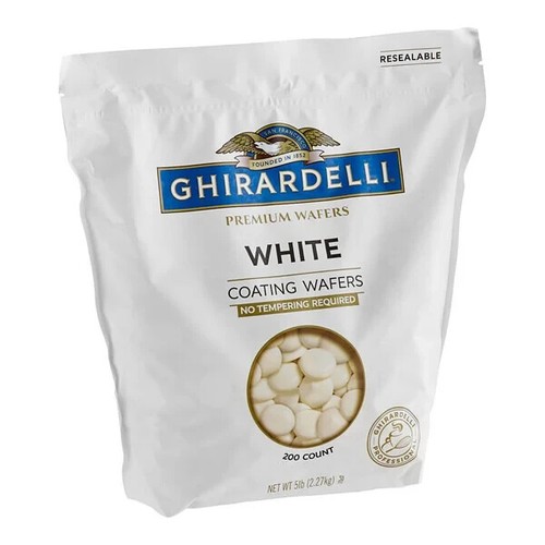 Ghirardelli white coating - ghirardelli,