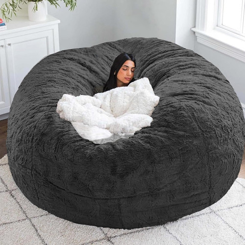 Oversized dark grey - dark, beanbag